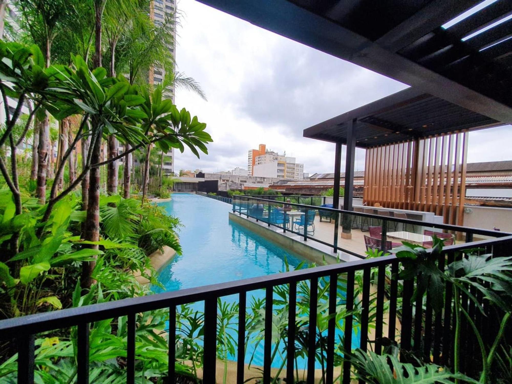 Apto Resort Bras Piscina, Ar-Condicionado サンパウロ エクステリア 写真